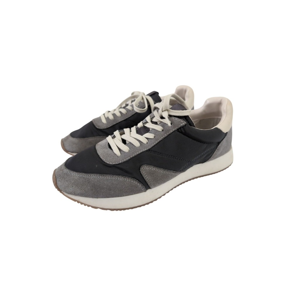 Matisse Farrah Sneaker Shoe Womens 7 Gray Lace Up Athleisure Retro Athletic